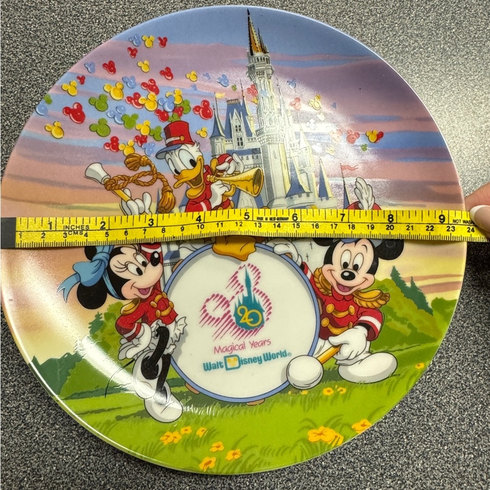 Disney 20th Anniversary Collectible Plate - Picture 5 of 5